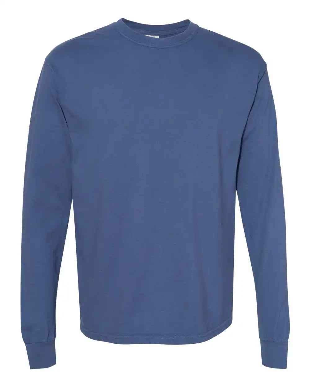 Comfort Colors 6014 Garment-dyed Heavyweight Long Sleeve T-shirt - China Blue - s