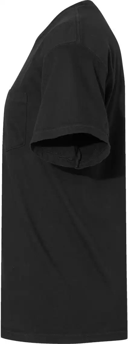 Comfort Colors 6030 Garment-dyed Heavyweight Pocket T-shirt - Black