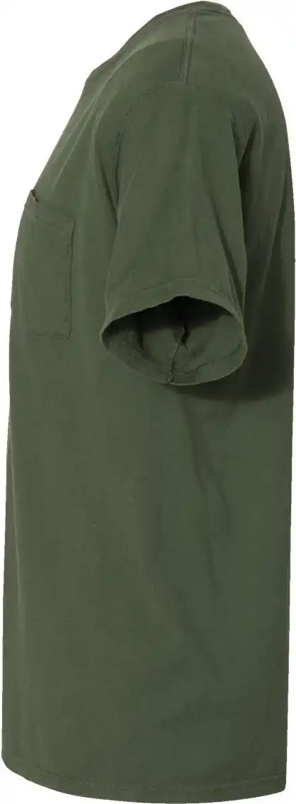 Comfortwash by Hanes Gdh150 Garment-dyed Pocket T-shirt - Moss