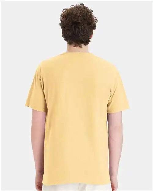 Comfortwash by Hanes Gdh150 Garment-dyed Pocket T-shirt - Summer Squash Yellow