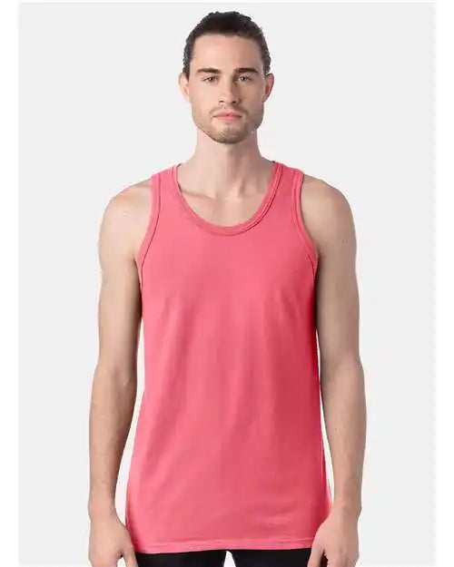 Comfortwash by Hanes Gdh300 Garment-dyed Unisex Tank Top - Coral Craze