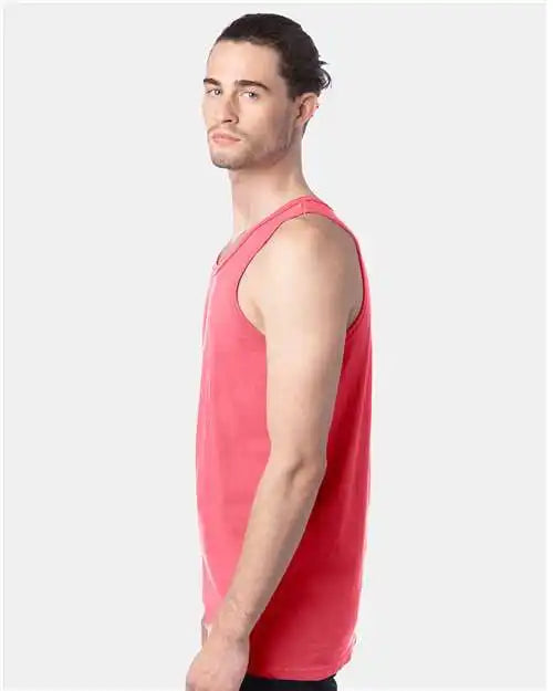 Comfortwash by Hanes Gdh300 Garment-dyed Unisex Tank Top - Coral Craze