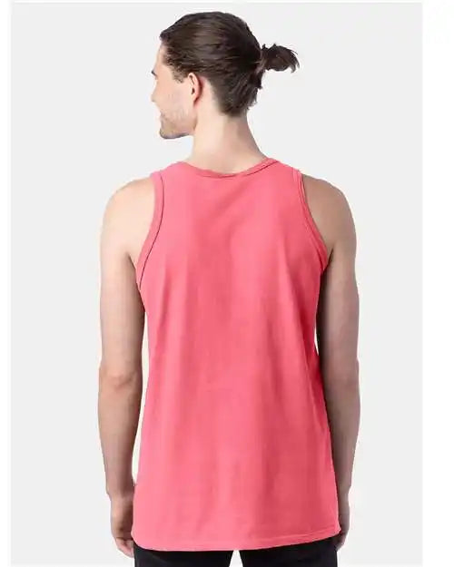 Comfortwash by Hanes Gdh300 Garment-dyed Unisex Tank Top - Coral Craze