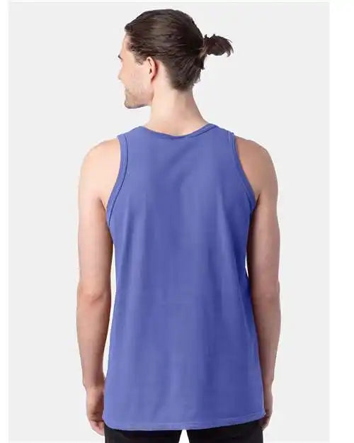 Comfortwash by Hanes Gdh300 Garment-dyed Unisex Tank Top - Deep Forte Blue