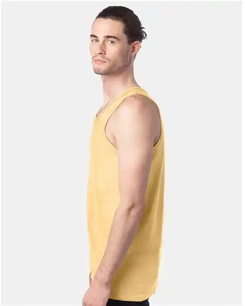 Comfortwash by Hanes Gdh300 Garment-dyed Unisex Tank Top - Summer Squash Yellow