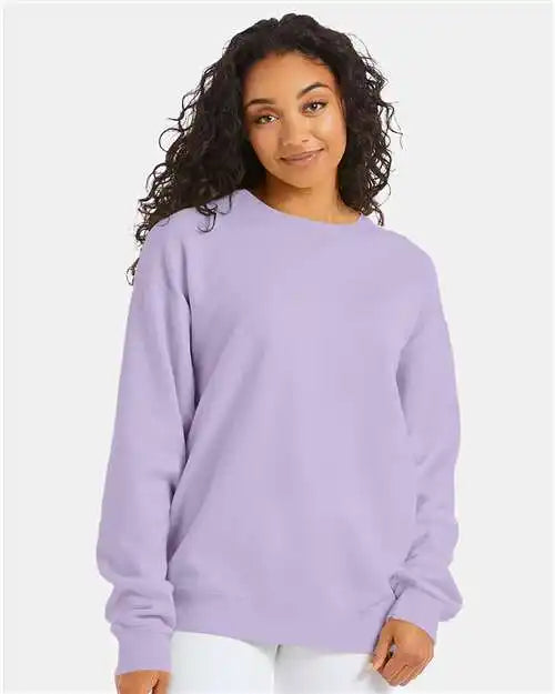 Comfortwash by Hanes Gdh400 Garment-dyed Crewneck Sweatshirt - Future Lavender