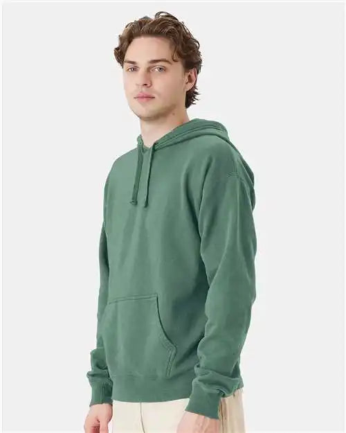 Comfortwash by Hanes Gdh450 Garment-dyed Hooded Sweatshirt - Cypress Green