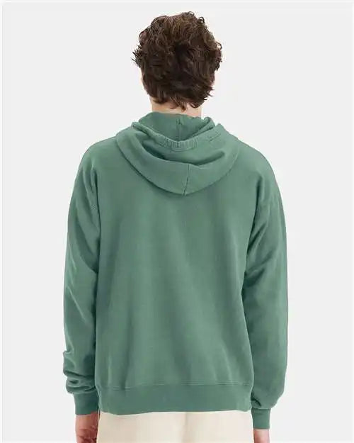 Comfortwash by Hanes Gdh450 Garment-dyed Hooded Sweatshirt - Cypress Green