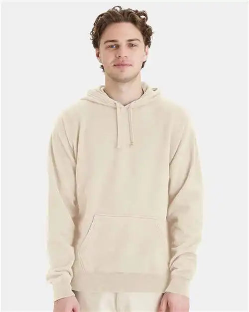 Comfortwash by Hanes Gdh450 Garment-dyed Hooded Sweatshirt - Parchment