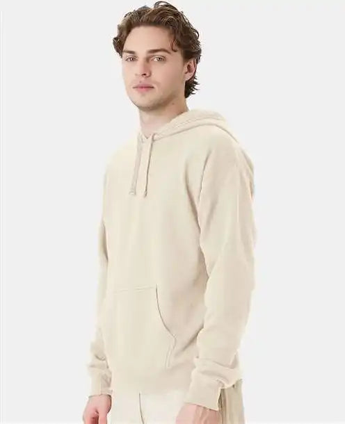 Comfortwash by Hanes Gdh450 Garment-dyed Hooded Sweatshirt - Parchment