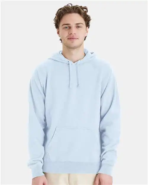 Comfortwash by Hanes Gdh450 Garment-dyed Hooded Sweatshirt - Soothing Blue