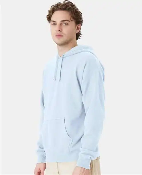 Comfortwash by Hanes Gdh450 Garment-dyed Hooded Sweatshirt - Soothing Blue