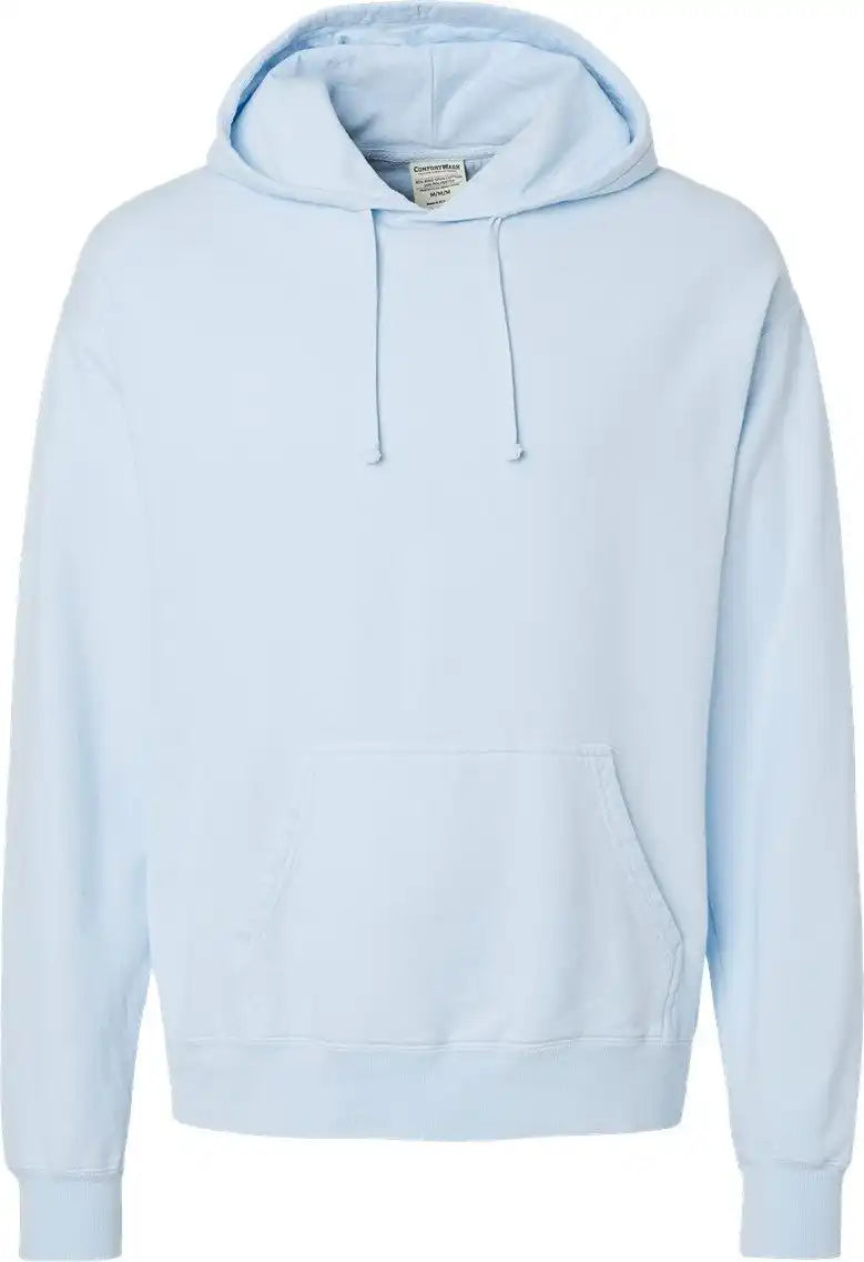Comfortwash by Hanes Gdh450 Garment-dyed Hooded Sweatshirt - Soothing Blue - s
