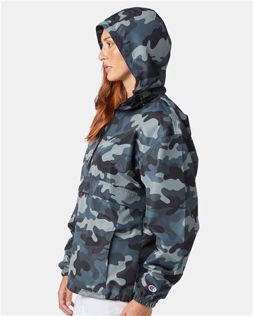 Concrete Camo Packable Anorak Jacket - CO200