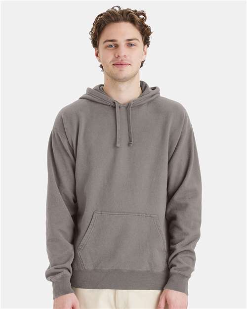 Concrete Grey Garment-Dyed Hooded Sweatshirt - GDH450