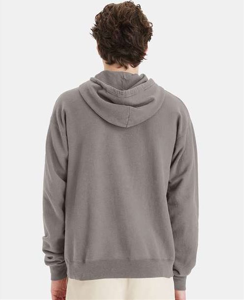 Concrete Grey Garment-Dyed Hooded Sweatshirt - GDH450