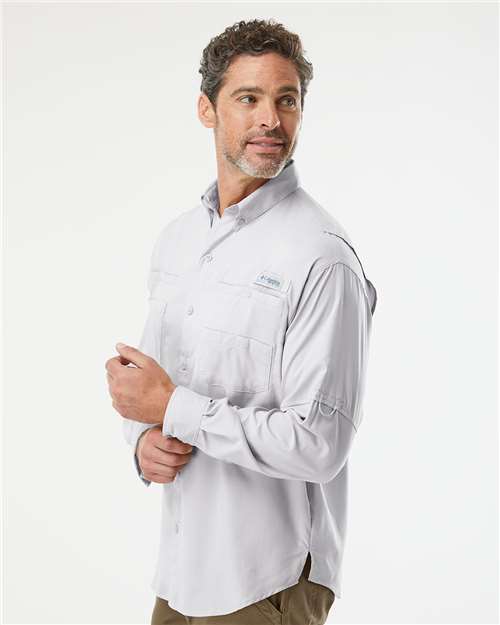Cool Grey PFG Tamiami™ II Long Sleeve Shirt - 128606