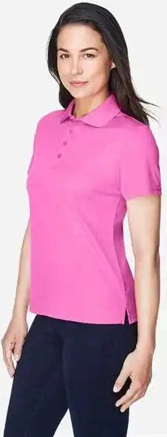 Core365 78181 Women’s Origin Performance Piqué Polo - Charity Pink