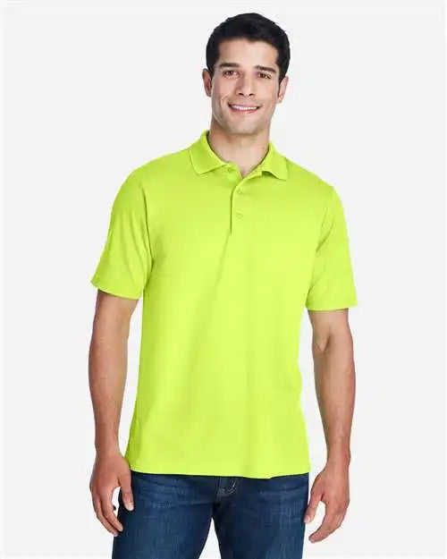 Core365 88181 Men’s Origin Performance Piqué Polo - Safety Yellow