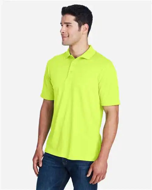 Core365 88181 Men’s Origin Performance Piqué Polo - Safety Yellow