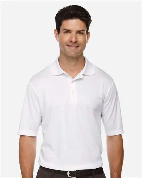 Core365 88181t Men’s Tall Origin Performance Piqué Polo - White
