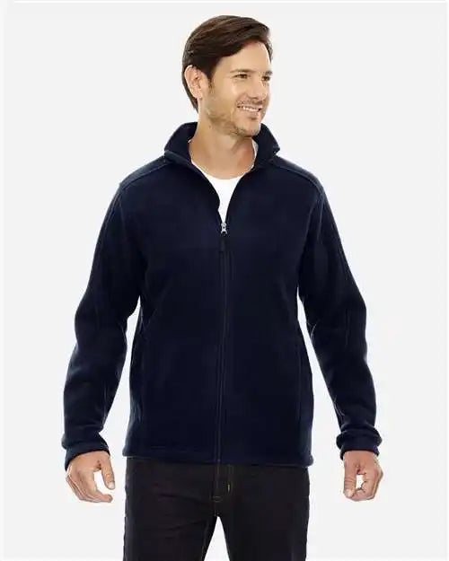 Core365 88190t Men’s Tall Journey Fleece Jacket - Classic Navy