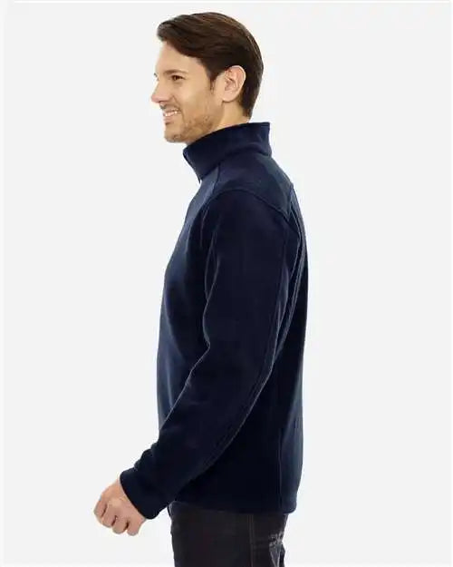 Core365 88190t Men’s Tall Journey Fleece Jacket - Classic Navy