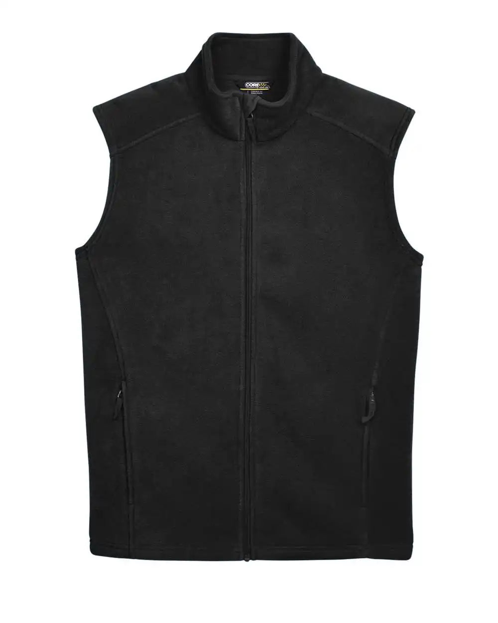 Core365 88191t Men’s Tall Journey Fleece Vest - Black - 5xlt
