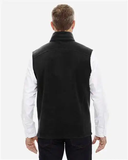 Core365 88191t Men’s Tall Journey Fleece Vest - Black