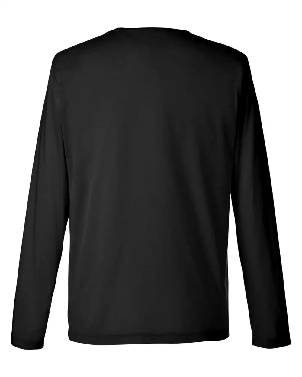 Core365 Ce111l Unisex Fusion Chromasoft™ Performance Long Sleeve T-shirt - Black