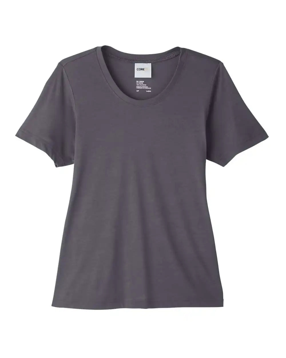 Core365 Ce111w Women’s Fusion Chromasoft™ Performance T-shirt - Carbon - Xs