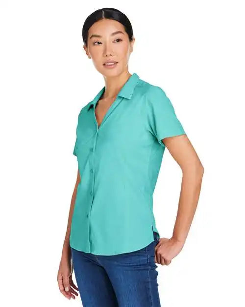 Core365 Ce510w Women’s Ultra Uvp® Marina Shirt - Sea Glass