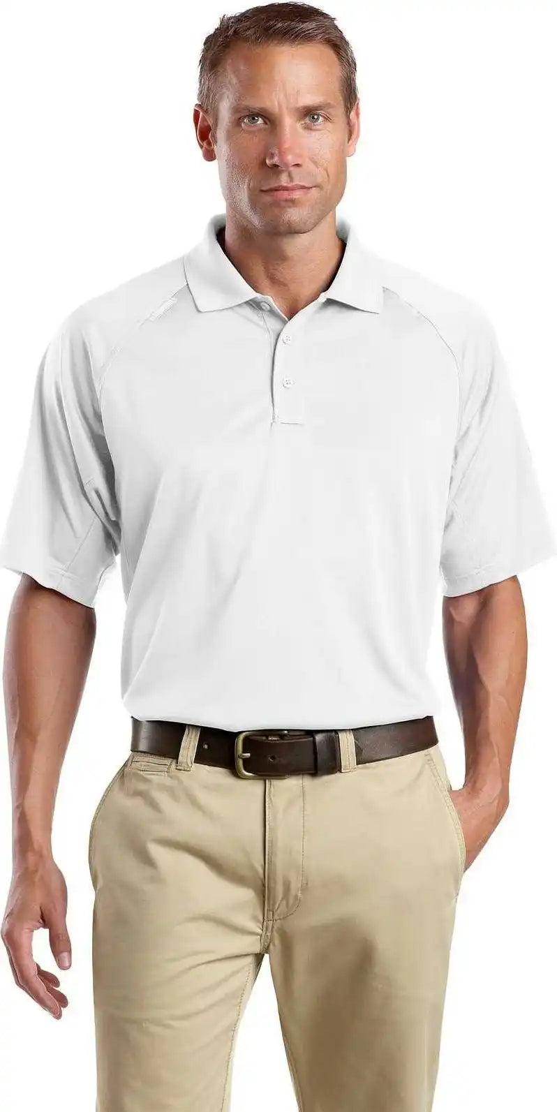 Cornerstone Cs410 Select Snag-proof Tactical Polo - White