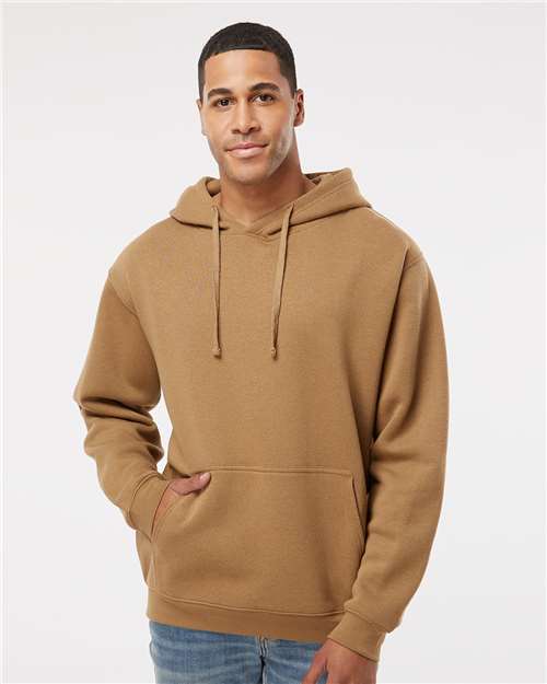 Coyote Brown Elevated Fleece Basic Hoodie - 6926