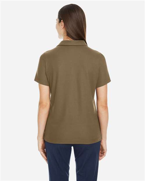 Coyote Brown Women's Fusion ChromaSoft™ Pique Polo - CE112W