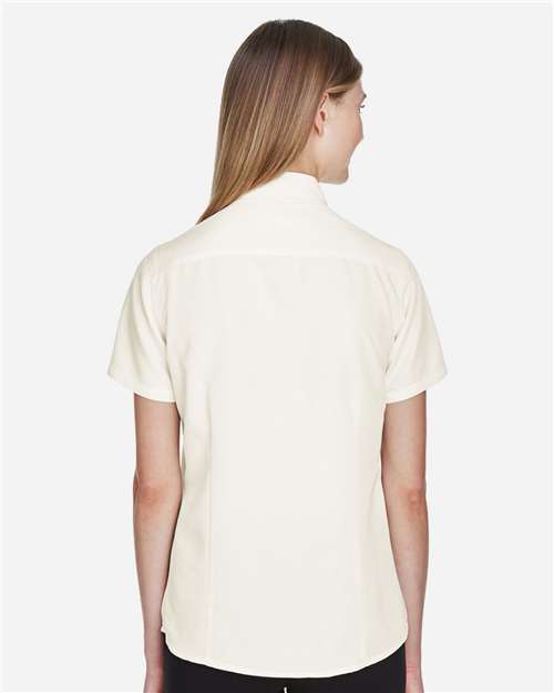 Cream Women's Barbados Textured Camp Shirt - M560W