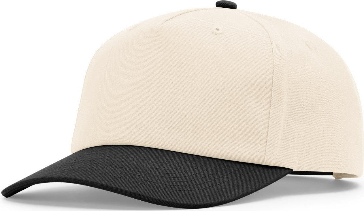 Cream/Black 5 Panel Relaxed Gramps