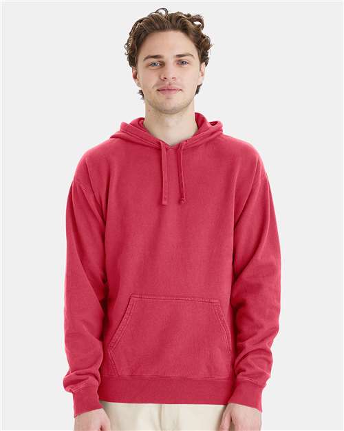 Crimson Fall Garment-Dyed Hooded Sweatshirt - GDH450