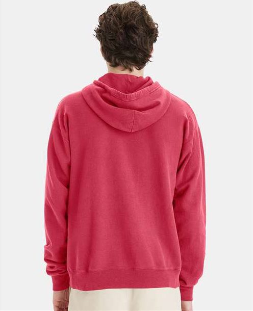 Crimson Fall Garment-Dyed Hooded Sweatshirt - GDH450