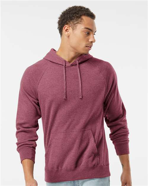 Crimson Special Blend Raglan Hooded Sweatshirt - PRM33SBP
