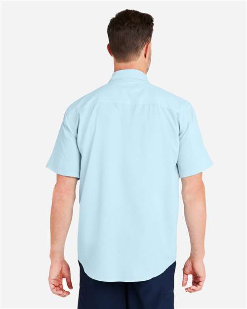 Crystal Blue Tide Point Short Sleeve Shirt - H150171