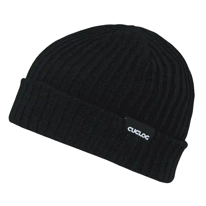 Cuglog K015 Orizaba Light Weight Beanie - Black - one Size Fits Most