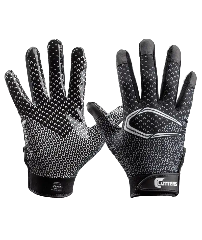 Cutters S150 Game Day Receiver Gloves - Black