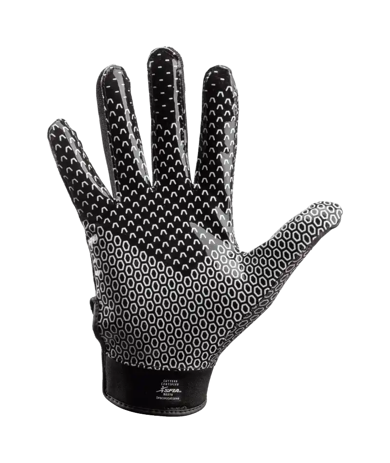 Cutters S150 Game Day Receiver Gloves - Black