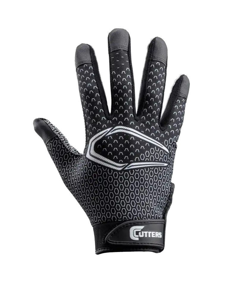 Cutters S150 Game Day Receiver Gloves - Black