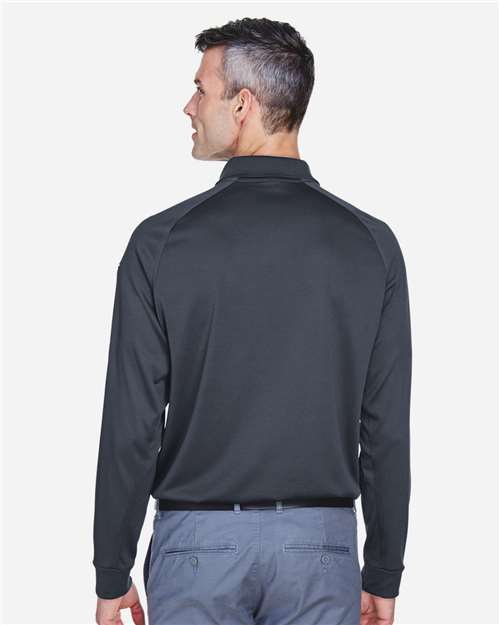 Dark Charcoal Men's Advantage Long Sleeve Tactical Polo - M211L