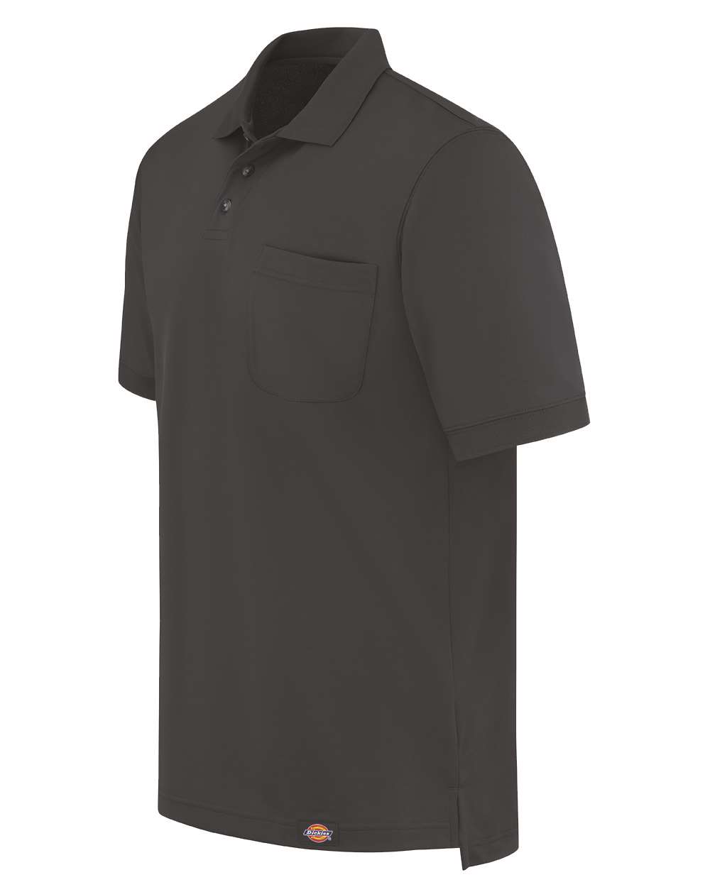 Dark Charcoal Performance Short Sleeve Work Shirt With Pocket - LS44