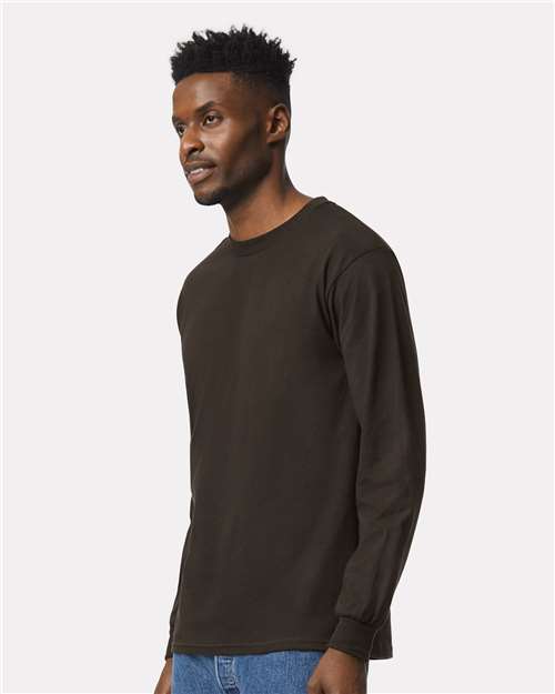 Dark Chocolate Ultra Cotton® Long Sleeve T-Shirt - 2400