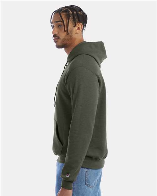 Dark Green Heather Powerblend® Hooded Sweatshirt - S700