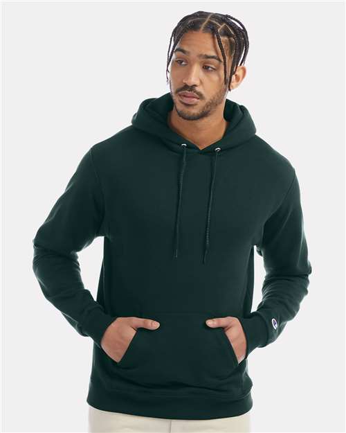 Dark Green Powerblend® Hooded Sweatshirt - S700